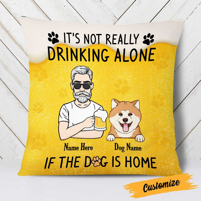 Personalized Dog Dad Pillow DB65 87O23 1