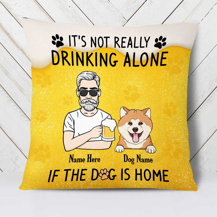 Personalized Dog Dad Pillow DB65 87O23 1