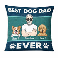 Personalized Dog Dad Pillow DB66 87O47 thumb 1