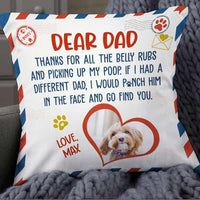 Personalized Dog Dad Pillow DB67 87O57 thumb 1