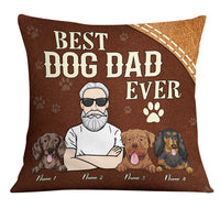 Personalized Dog Dad Just Ask Pillow DB612 26O19 thumb 1