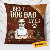 Personalized Dog Dad Just Ask Pillow DB612 26O19 thumb 1