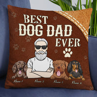 Personalized Dog Dad Just Ask Pillow DB612 26O19 thumb 1