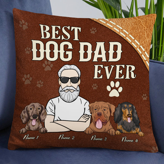 Personalized Dog Dad Just Ask Pillow DB612 26O19 1
