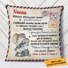Personalized Italian Mamma Nonna Elephant Mom Grandma Pillow AP144 65O58 (Insert Included) 1