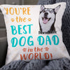 Personalized Dog Dad Photo Pillow DB68 23O19 1
