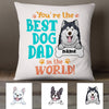 Personalized Dog Dad Pillow DB69 23O18 1