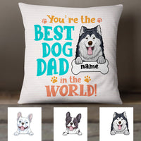 Personalized Dog Dad Pillow DB69 23O18 thumb 1