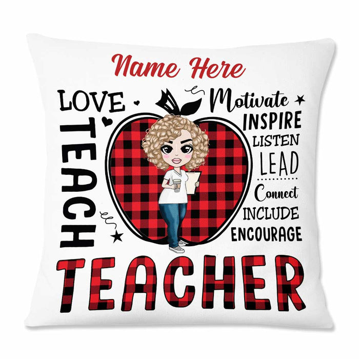 Personalized Proud Teacher Pillow DB72 85O57 1