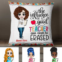 Personalized The Influence Of Proud Teacher Can Be Erased Pillow DB74 85O34 thumb 1