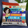 Personalized Proud Teacher A Lot Of Sparkle Pillow DB73 26O18 1