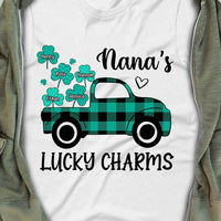 Personalized Grandma Patrick's Day T Shirt FB141 85O34 thumb 1