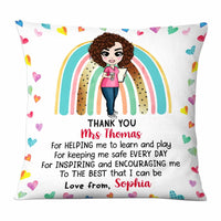 Personalized Proud Teacher Pillow DB81 87O58 thumb 1