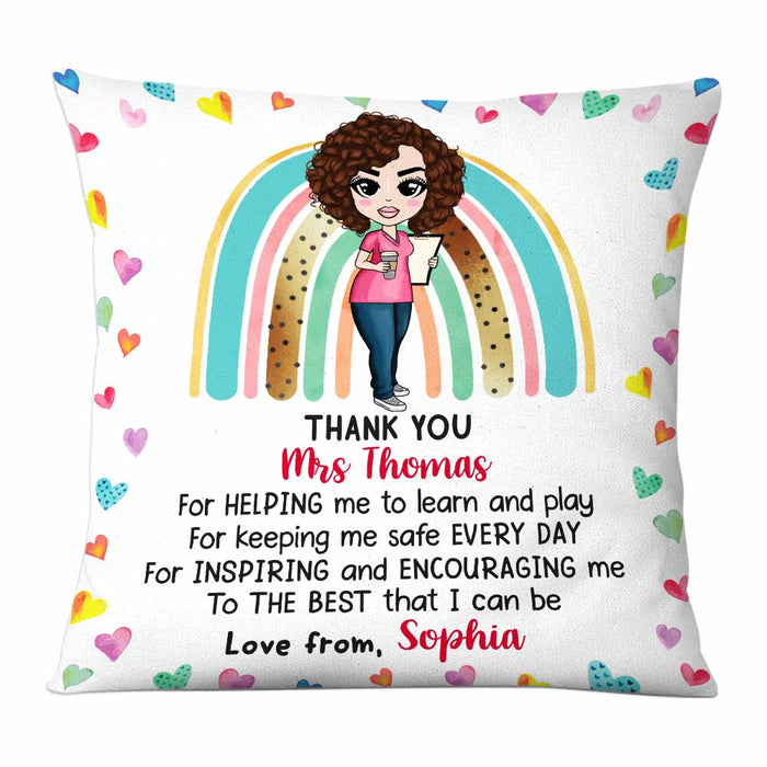 Personalized Proud Teacher Pillow DB81 87O58 1