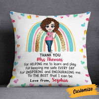 Personalized Proud Teacher Pillow DB81 87O58 thumb 1