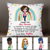 Personalized Proud Teacher Pillow DB81 87O58 thumb 1