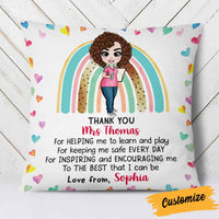 Personalized Proud Teacher Pillow DB81 87O58 thumb 1