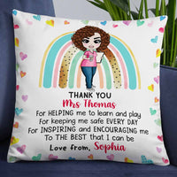 Personalized Proud Teacher Pillow DB81 87O58 thumb 1
