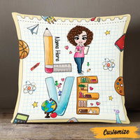 Personalized Proud Teacher Love Inspire Pillow DB76 95O47 thumb 1