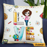 Personalized Proud Teacher Love Inspire Pillow DB76 95O47 thumb 1