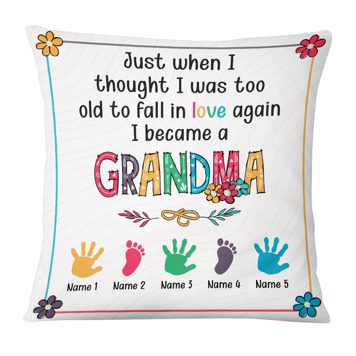Personalized Mom Grandma Kids Pillow DB72 87O53 1
