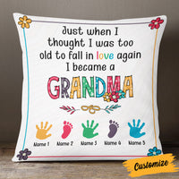 Personalized Mom Grandma Kids Pillow DB72 87O53 thumb 1