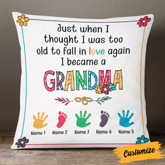 Personalized Mom Grandma Kids Pillow DB72 87O53 1