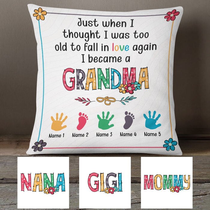 Personalized Mom Grandma Kids Pillow DB72 87O53 1