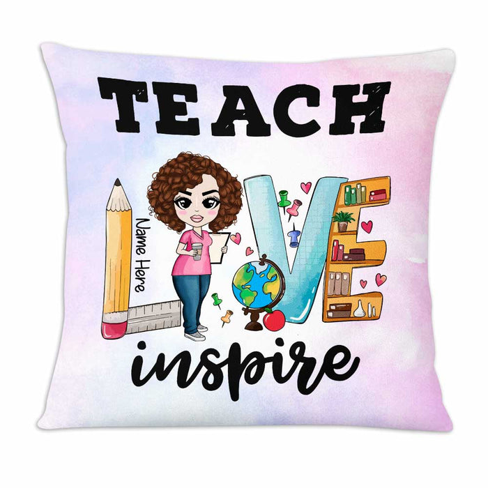Personalized Proud Teacher Pillow DB76 30O47 1