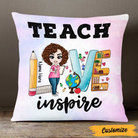 Personalized Proud Teacher Pillow DB76 30O47 thumb 1