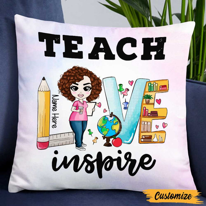 Personalized Proud Teacher Pillow DB76 30O47 1