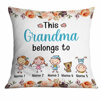 Personalized Grandma Belongs To Pillow DB73 87O34 thumb 1