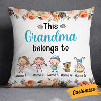 Personalized Grandma Belongs To Pillow DB73 87O34 thumb 1