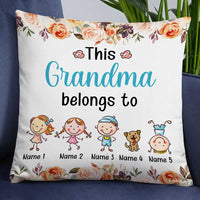 Personalized Grandma Belongs To Pillow DB73 87O34 thumb 1