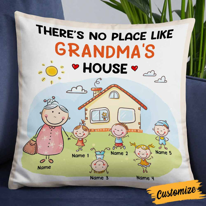 Personalized Mom Grandma Kids Pillow DB74 87O58 1