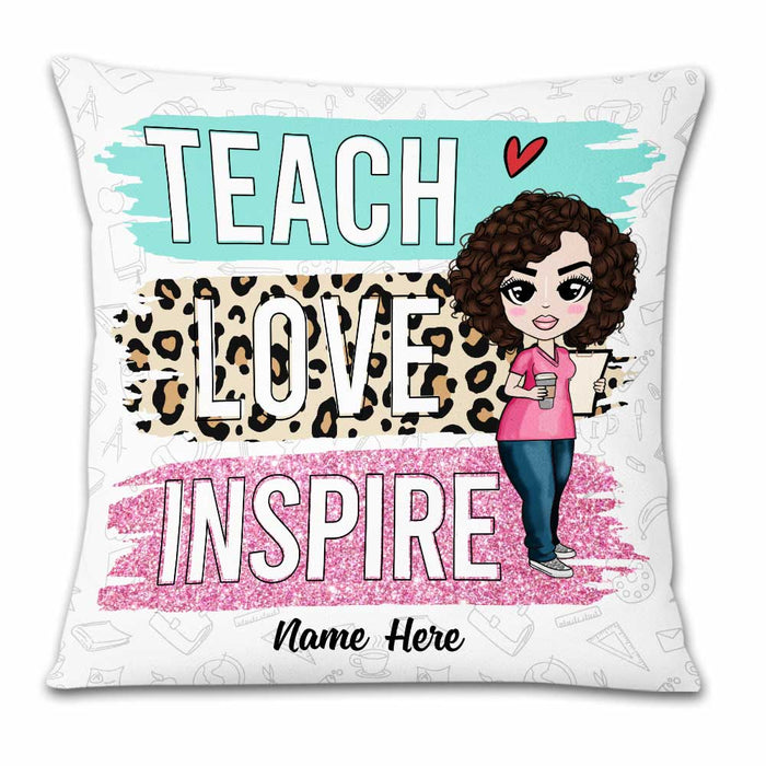 Personalized Proud Teacher Pillow DB77 30O23 1