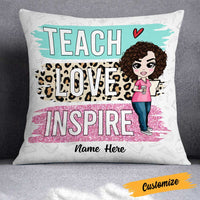Personalized Proud Teacher Pillow DB77 30O23 thumb 1