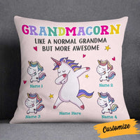 Personalized Mom Grandma Kids Unicorn Pillow DB73 81O58 thumb 1