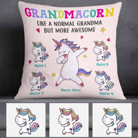 Personalized Mom Grandma Kids Unicorn Pillow DB73 81O58 thumb 1