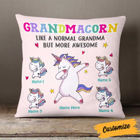 Personalized Mom Grandma Kids Unicorn Pillow DB73 81O58 thumb 1
