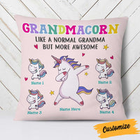Personalized Mom Grandma Kids Unicorn Pillow DB73 81O58 thumb 1