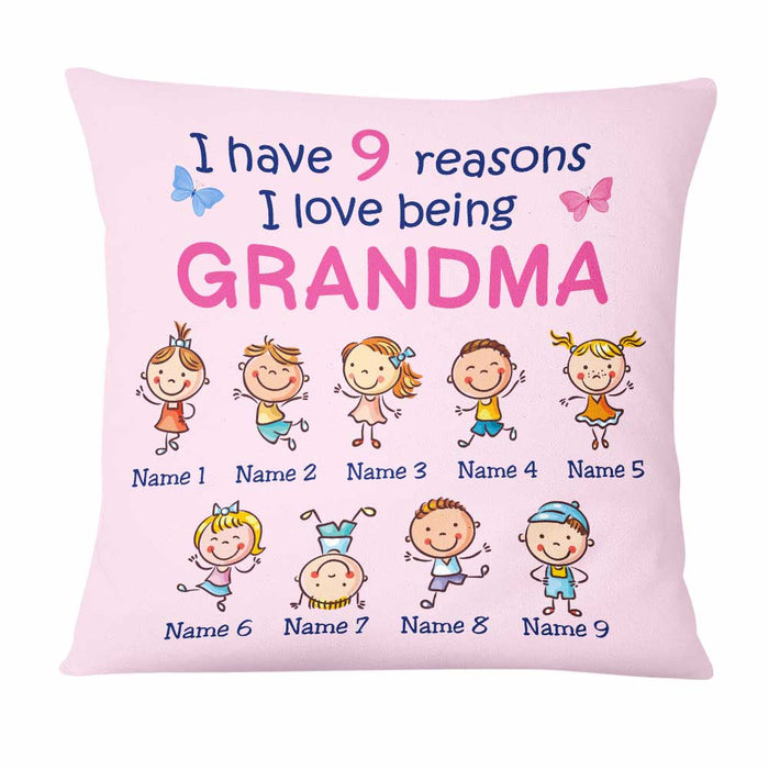 Personalized Mom Grandma Kids Pillow DB73 30O47 1