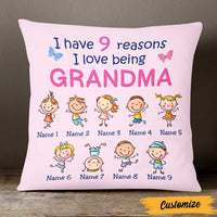 Personalized Mom Grandma Kids Pillow DB73 30O47 thumb 1