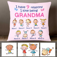 Personalized Mom Grandma Kids Pillow DB73 30O47 thumb 1