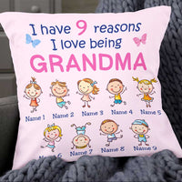 Personalized Mom Grandma Kids Pillow DB73 30O47 thumb 1