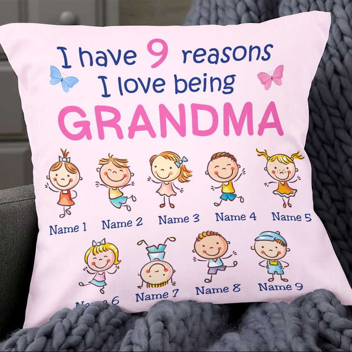 Personalized Mom Grandma Kids Pillow DB73 30O47 1