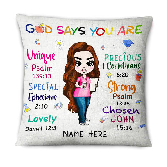 Personalized Proud Teacher You Are Pillow DB74 26O66 1