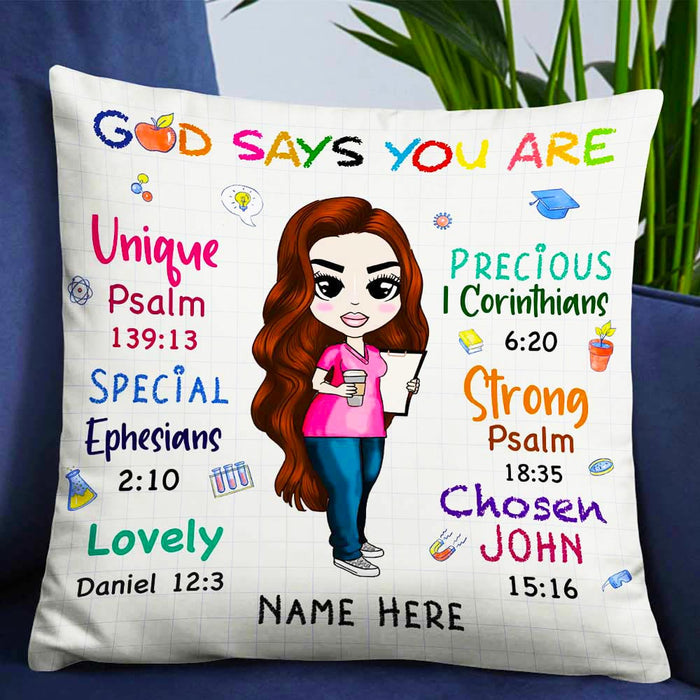 Personalized Proud Teacher You Are Pillow DB74 26O66 1