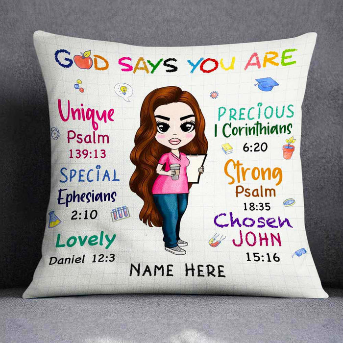 Personalized Proud Teacher You Are Pillow DB74 26O66 1
