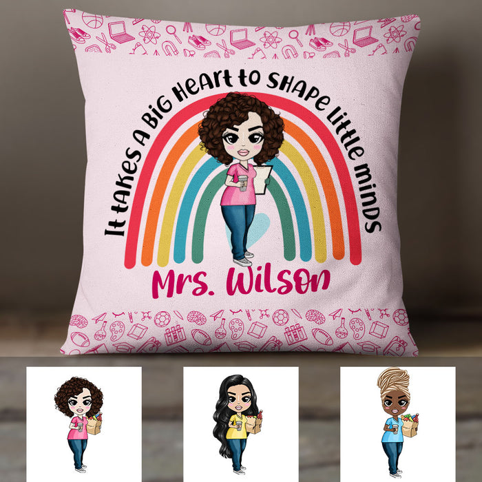 Personalized Proud Teacher Pillow DB78 30O18 1